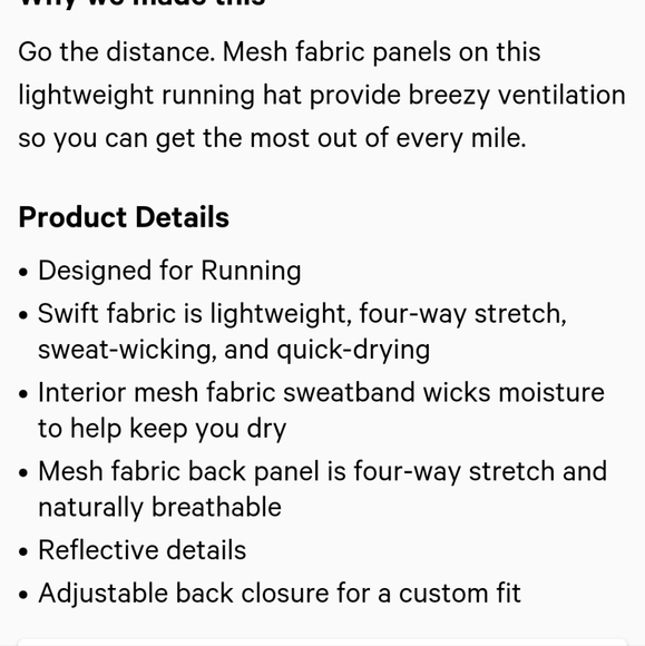 Lululemon fast and free elite black hat - Picture 7 of 7